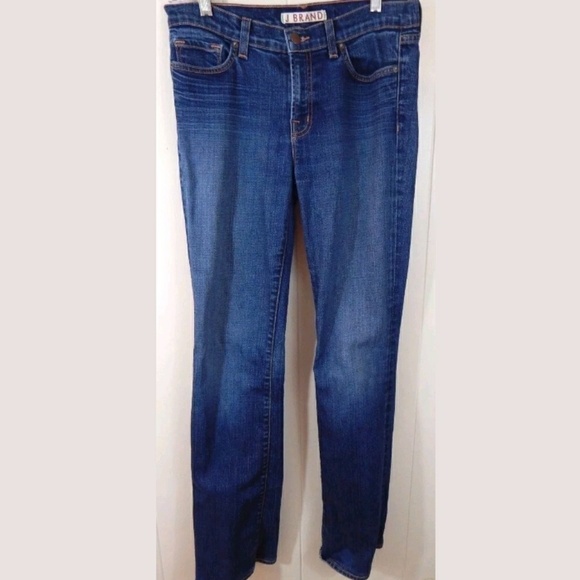 J. Brand Medium Wash Straight Leg Jeans - Picture 1 of 4
